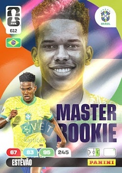 Estevao Willian Brazil Panini FIFA World Cup 2026 Adrenalyn XL Master Rookies #612